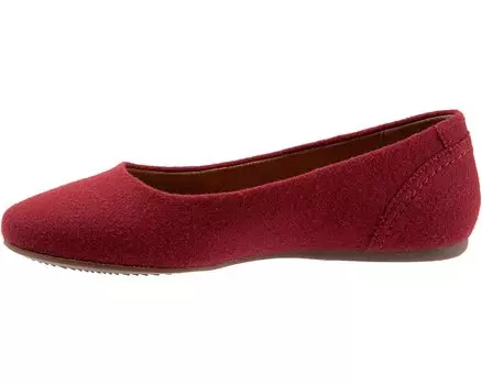 Туфли на плоской подошве Shiraz SoftWalk, красный