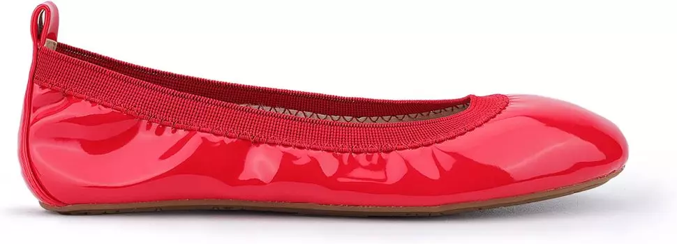 Туфли на плоской подошве Yosi Samra Miss Samara, цвет Red Patent