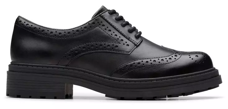 Туфли на шнуровке CLARKS, черный