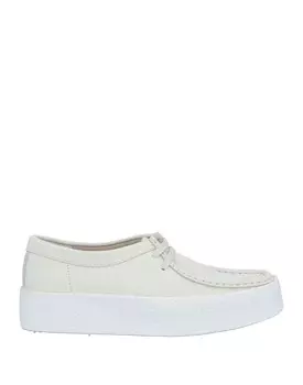 Туфли на шнуровке Clarks, светло-серый