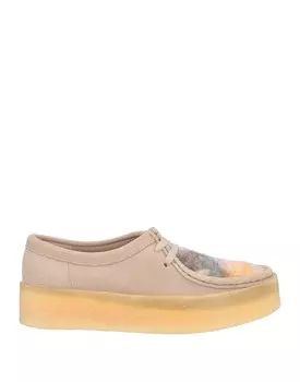 Туфли на шнуровке Clarks, светло-серый