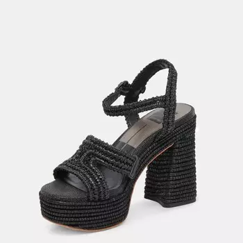 Туфли на шнуровке из оникса Dolce Vita