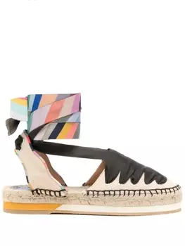 Туфли на шнуровке Эспадрильи Paul Smith, бежевый