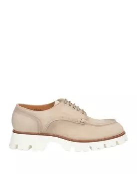 Туфли на шнуровке Santoni, светло-серый