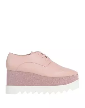 Туфли на шнуровке Stella Mccartney, розовый