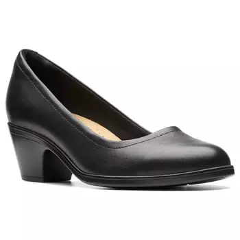 Туфли на удобной подошве Emily2 ruby от Clarks, black leather