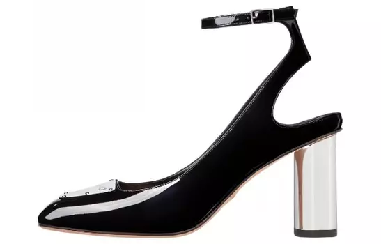 Туфли на высоком каблуке женские черные Dior