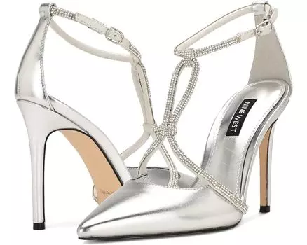 Туфли Nine West Fabel 3, серебряный