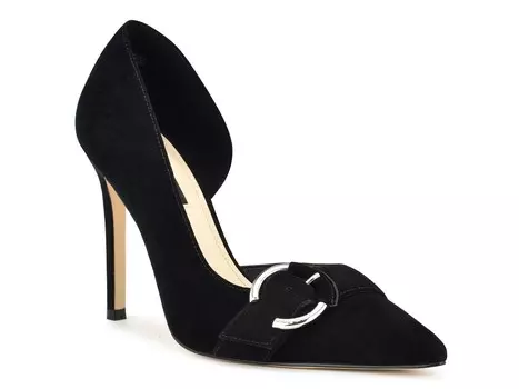 Туфли Nine West Finite замшевые, черный
