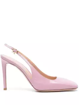 Туфли Nuit 85 с ремешком на пятке Gianvito Rossi, розовый