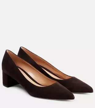 Туфли Piper 45 из замши Gianvito Rossi, Moka
