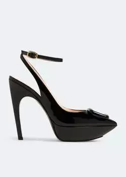 Туфли Roger Vivier Viv' Choc Buckle Slingback, черный