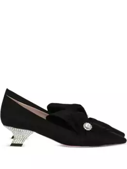 Туфли с бантами Roger Vivier, черный