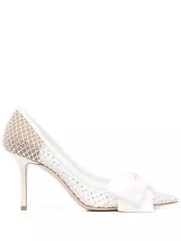 Туфли с бантом Jimmy Choo, белый