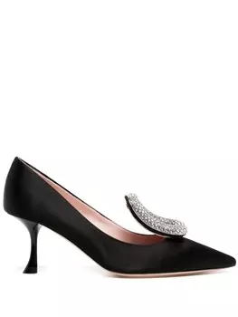 Туфли с пряжкой Roger Vivier, черный