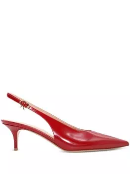 Туфли с ремешком на пятке Gianvito Rossi, красный