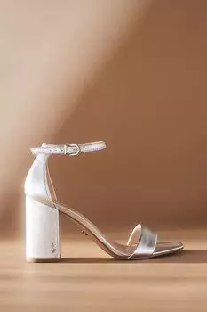 Туфли Sam Edelman Daniella Block Heels, серебристый