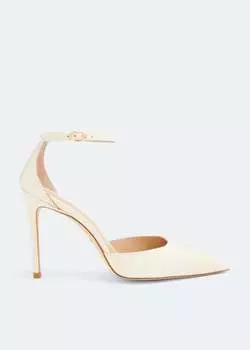 Туфли Stuart Weitzman Stuart 100 Strap, белый