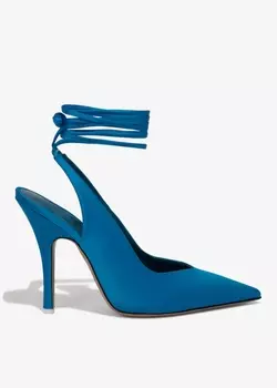 Туфли The Attico Venus Satin, синий