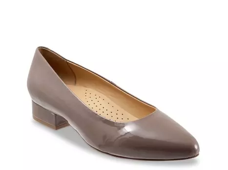 Туфли Trotters лодочки, серый-коричневый