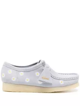 Туфли Wallabee на шнуровке Clarks Originals, синий