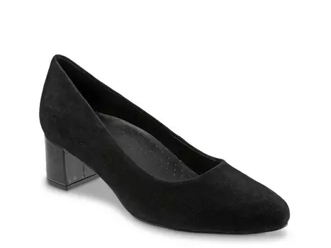 Туфли замшевые Trotters Kari Pump, черный
