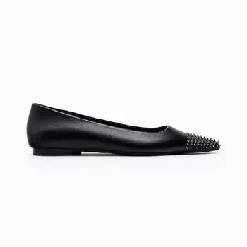 Туфли Zara Studded Leather, черный