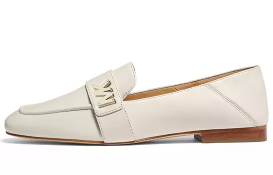 Туфли женские повседневные Women's Casual Shoes Women's Low-Top Light Cream Michael Kors
