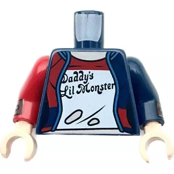 Туловище Lego Харли Квинн
