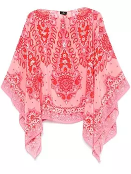 Туника ETRO с узором пейсли, розовый
