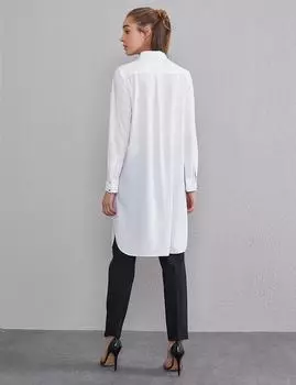 Туника Hidden Plaid Basic Экрю Kayra