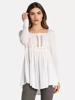Туника красивая, пожалуйста Free People, бежевый
