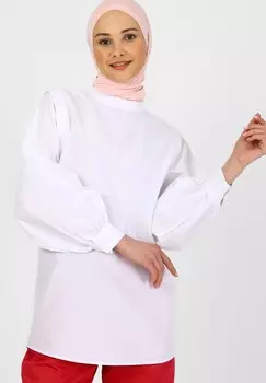 Туника REFKA BASIC Modanisa, белый