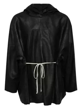 Туника с капюшоном Rick Owens, черный