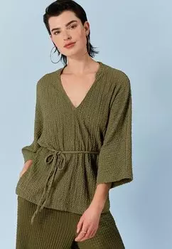 Туника TEXTURED PETITE Next, зеленый