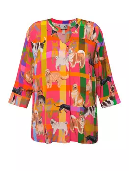 Туника Ulla Popken, цвет fuchsia pink