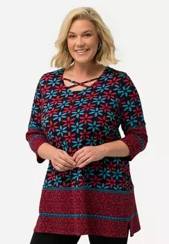 Туника Ulla Popken, темно-красный