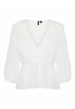 Туника Vero Moda с глубоким вырезом, белый