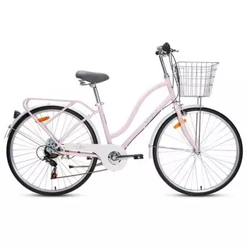 Туристический уличный велосипед Vinbike Eva, розовый