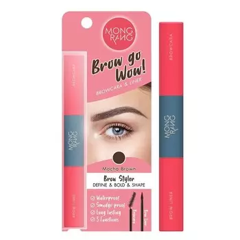 Тушь для бровей Mongrang Brow Go Wow 14г. Мокко Браун, Mocha Brown