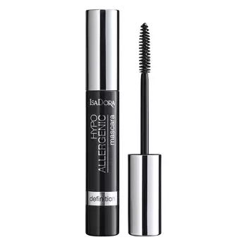 Тушь для чувствительных глаз hypo-allergenic mascara Isadora, цвет black, 10 мл