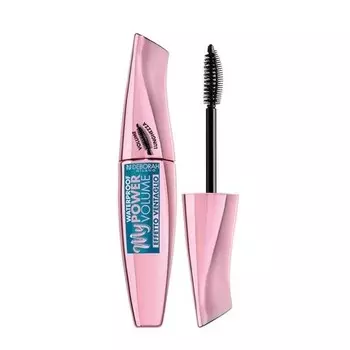 Тушь для ресниц Deborah Milano My Power Volume Водостойкая с эффектом веера, густая, изогнутая и удлиненная