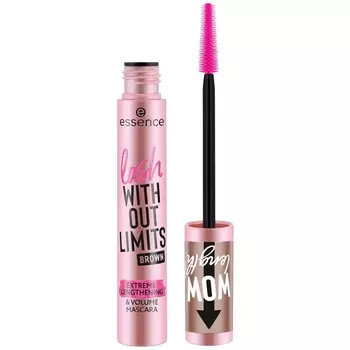 Тушь для ресниц Essence Lash WITHOUT LIMITS EXTREME LENGTHENING & VOLUME MASCARA, 02 Brown / 13 ml