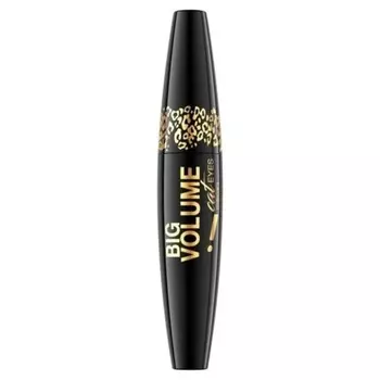 Тушь для ресниц «Кошачий глаз» большого объема черная 10 мл, Eveline Cosmetics