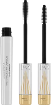 Тушь для ресниц Masterpiece 2in1 Lash Wow 01 Black 70мл MAX FACTOR
