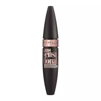 Тушь для ресниц Maybelline Lash Sensational Luscious Black со смесью масел 9,5 мл, Maybelline New York