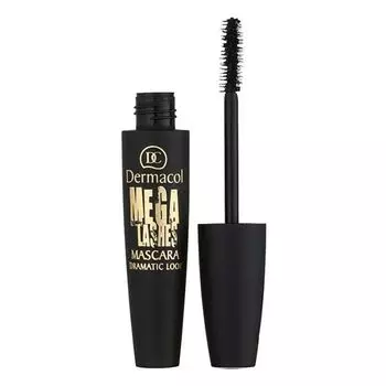 Тушь для ресниц Mega Lashes Dramatic Look Mscara de Pestaas Dermacol, Negro