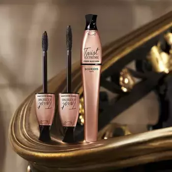 Тушь для ресниц mscara de pestaas twist extrme fiber Bourjois, цвет negro