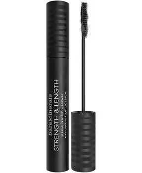 Тушь для ресниц «Сила и длина», насыщенная сывороткой Bareminerals, цвет Black