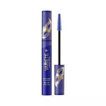 Тушь для ресниц, удлиняющая и утолщающая, синяя, 9 мл Eveline, Variete Lashes Show, Eveline Cosmetics